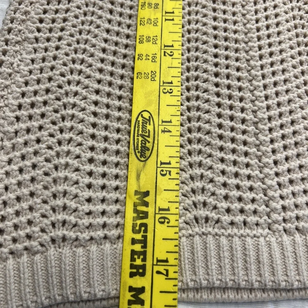 Rachel Zoe Chunky Cable Knit‎ Sleeveless Crew Neck Sweater Vest Top SM NWT - Picture 6 of 6